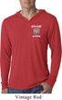 Dodge Guts and Glory Ram Logo Pocket Print Lightweight Hoodie Shirt