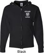 Dodge Guts and Glory Ram Logo Pocket Print Mens Full Zip Hoodie