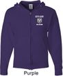 Dodge Guts and Glory Ram Logo Pocket Print Mens Full Zip Hoodie