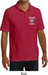 Dodge Guts and Glory Ram Logo Pocket Print Mens Pique Polo Shirt