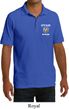 Dodge Guts and Glory Ram Logo Pocket Print Mens Pique Polo Shirt