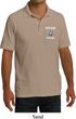 Dodge Guts and Glory Ram Logo Pocket Print Mens Pique Polo Shirt