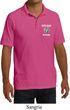 Dodge Guts and Glory Ram Logo Pocket Print Mens Pique Polo Shirt