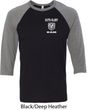 Dodge Guts and Glory Ram Logo Pocket Print Mens Raglan Shirt