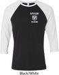 Dodge Guts and Glory Ram Logo Pocket Print Mens Raglan Shirt