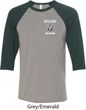 Dodge Guts and Glory Ram Logo Pocket Print Mens Raglan Shirt