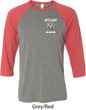 Dodge Guts and Glory Ram Logo Pocket Print Mens Raglan Shirt