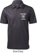 Dodge Guts and Glory Ram Logo Pocket Print Mens Textured Polo Shirt