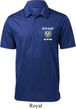 Dodge Guts and Glory Ram Logo Pocket Print Mens Textured Polo Shirt