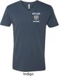 Dodge Guts and Glory Ram Logo Pocket Print Mens V-Neck Shirt