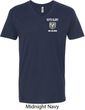 Dodge Guts and Glory Ram Logo Pocket Print Mens V-Neck Shirt