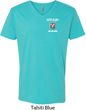 Dodge Guts and Glory Ram Logo Pocket Print Mens V-Neck Shirt