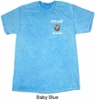 Dodge Guts and Glory Ram Logo Pocket Print Mineral Tie Dye Shirt