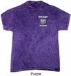 Dodge Guts and Glory Ram Logo Pocket Print Mineral Tie Dye Shirt