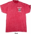 Dodge Guts and Glory Ram Logo Pocket Print Mineral Tie Dye Shirt