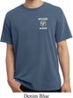 Dodge Guts and Glory Ram Logo Pocket Print Pigment Dyed Shirt