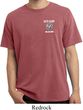 Dodge Guts and Glory Ram Logo Pocket Print Pigment Dyed Shirt