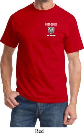 Dodge Guts and Glory Ram Logo Pocket Print Shirt