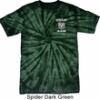 Dodge Guts and Glory Ram Logo Pocket Print Spider Tie Dye Shirt