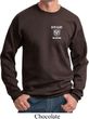Dodge Guts and Glory Ram Logo Pocket Print Sweat Shirt
