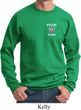 Dodge Guts and Glory Ram Logo Pocket Print Sweat Shirt