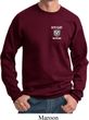 Dodge Guts and Glory Ram Logo Pocket Print Sweat Shirt
