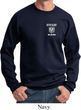 Dodge Guts and Glory Ram Logo Pocket Print Sweat Shirt