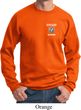 Dodge Guts and Glory Ram Logo Pocket Print Sweat Shirt