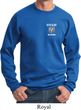 Dodge Guts and Glory Ram Logo Pocket Print Sweat Shirt