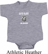 Dodge Guts and Glory Ram Logo Small Print Baby Onesie