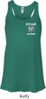 Dodge Guts and Glory Ram Pocket Print Ladies Flowy Racerback Tanktop