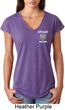 Dodge Guts and Glory Ram Pocket Print Ladies Tri Blend V-Neck Shirt