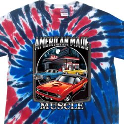 Dodge Shirt Chrysler American Made Patriotic Tie Dye Tee T-shirt Dodge Shirt Chrysler American Made Patriotic Tie Dye Tee T-shirt
