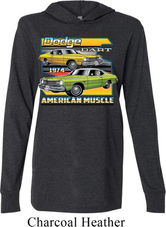 Dodge Shirt Dodge Dart Lightweight Hoodie Tee