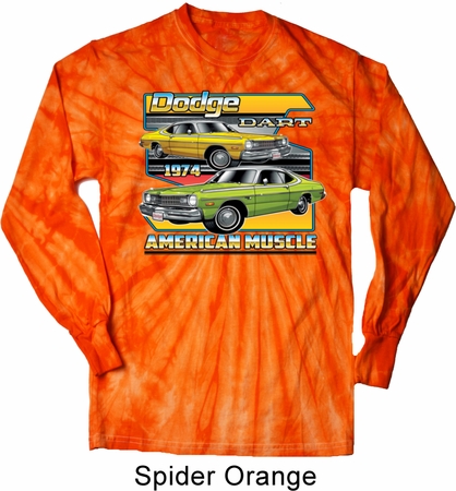 Dodge Shirt Dodge Dart Long Sleeve Tie Dye Tee T-shirt