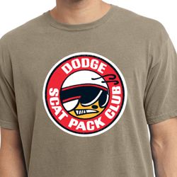 Dodge Shirt Dodge Scat Pack Club Pigment Dyed Tee T-Shirt Dodge Shirt Dodge Scat Pack Club Pigment Dyed Tee T-Shirt