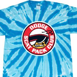 Dodge Shirt Dodge Scat Pack Club Twist Tie Dye Tee T-shirt Dodge Shirt Dodge Scat Pack Club Twist Tie Dye Tee T-shirt