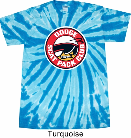 Dodge Shirt Dodge Scat Pack Club Twist Tie Dye Tee T-shirt