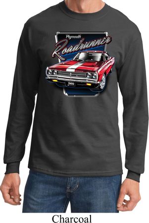 Dodge Shirt Plymouth Roadrunner Long Sleeve Tee T-Shirt