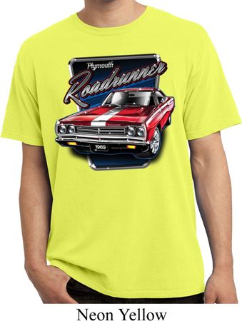 Dodge Shirt Plymouth Roadrunner Pigment Dyed Tee T-Shirt
