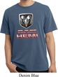 Dodge Shirt Ram Hemi Logo Pigment Dyed Tee T-Shirt