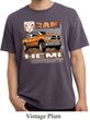 Dodge Shirt Ram Hemi Trucks Pigment Dyed Tee T-Shirt