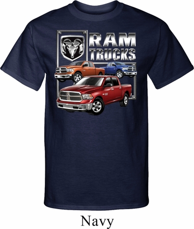 Dodge Shirt Ram Trucks Tall Tee T-Shirt