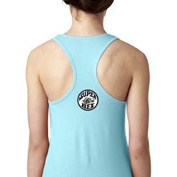Dodge Super Bee Circle Logo Back Print Ladies Ideal Tank Top