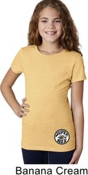 Dodge Super Bee Circle Logo Bottom Print Girls Shirt