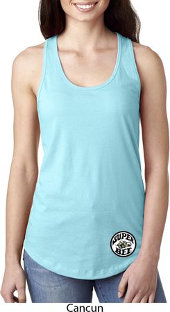 Dodge Super Bee Circle Logo Bottom Print Ladies Ideal Tank Top