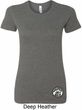 Dodge Super Bee Circle Logo Bottom Print Ladies Longer Length Shirt