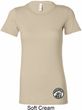 Dodge Super Bee Circle Logo Bottom Print Ladies Longer Length Shirt