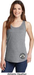 Dodge Super Bee Circle Logo Bottom Print Ladies Tank Top Dodge Super Bee Circle Logo Bottom Print Ladies Tank Top