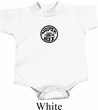 Dodge Super Bee Circle Logo Middle Print Baby Onesie